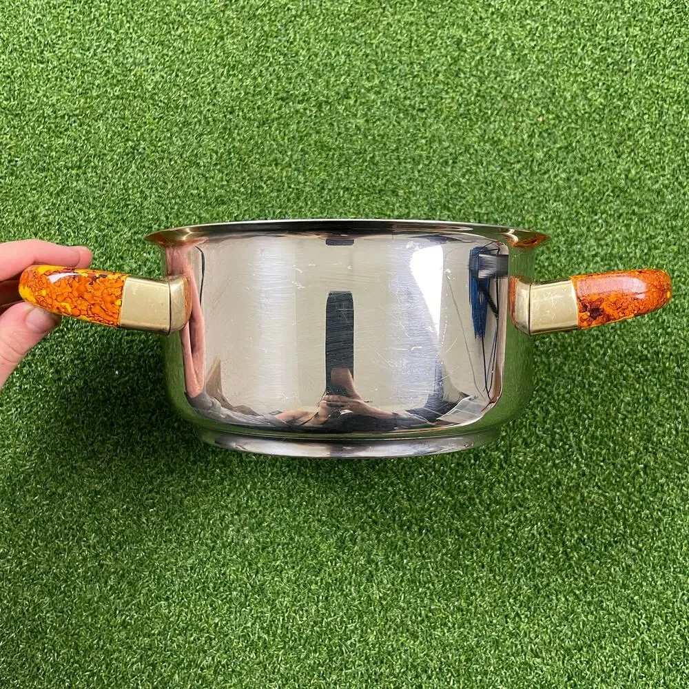 Lacor Stainless Steel Cooking Pots 2 Piece Set 18/10